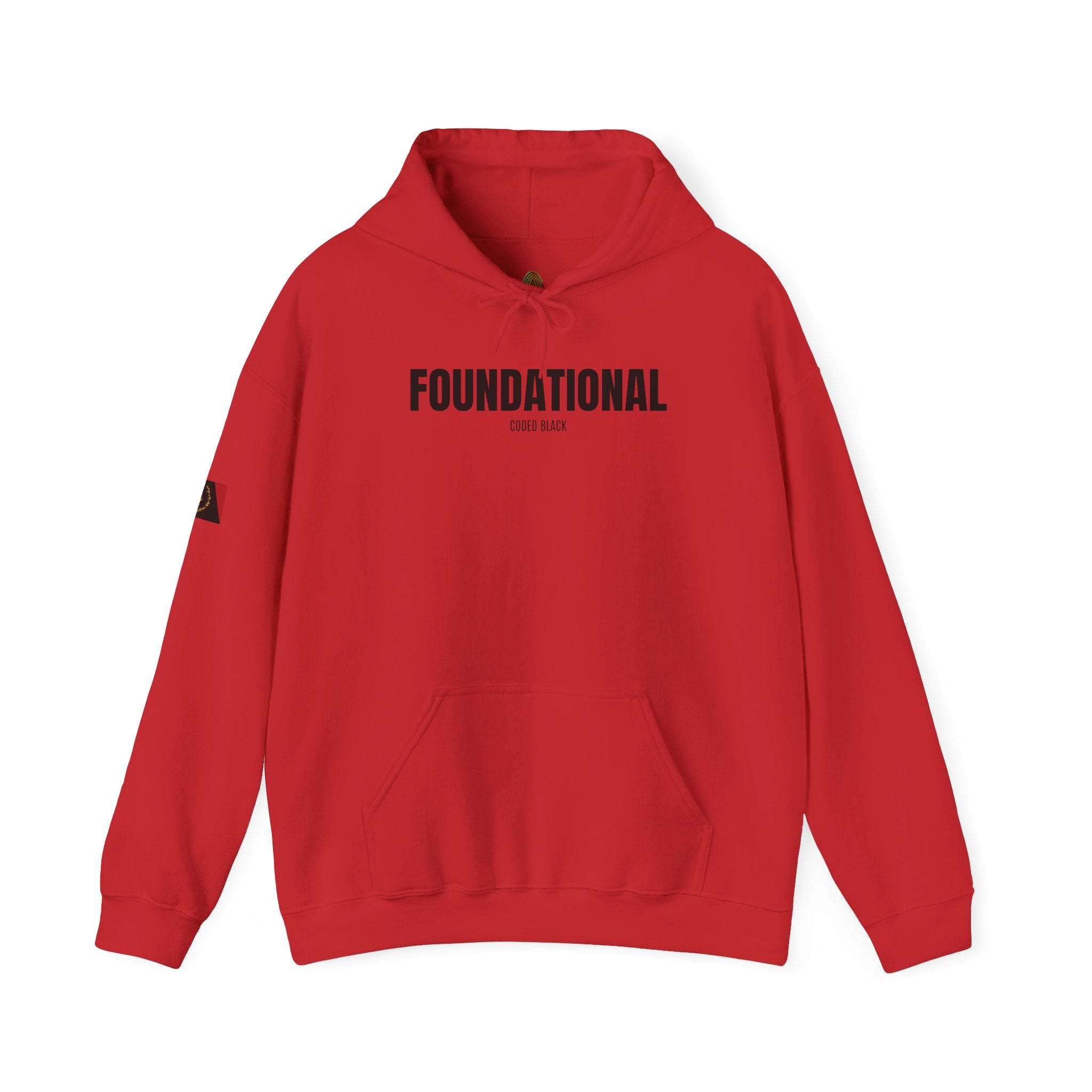 Foundational Hoodie w/ Black American Flag